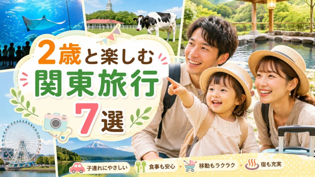 2歳の旅行におすすめの関東7選！子連れで楽しめるスポットと宿
