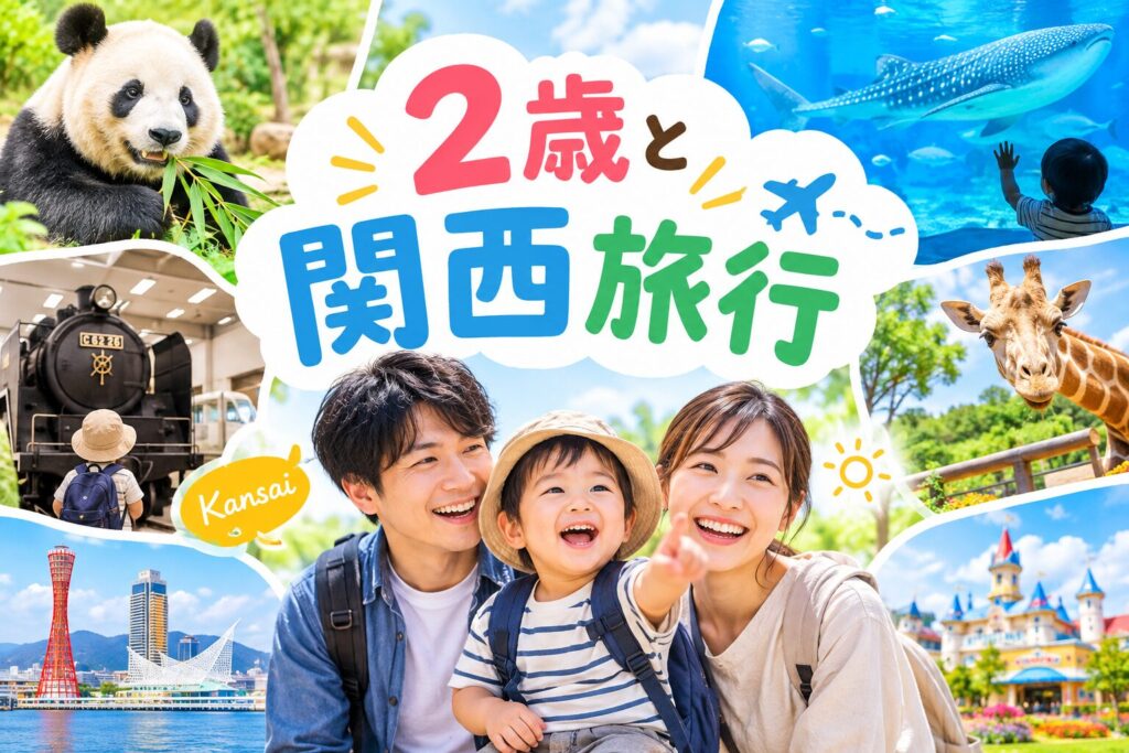 2歳と行く関西旅行おすすめスポット7選！1泊2日モデルコースも紹介